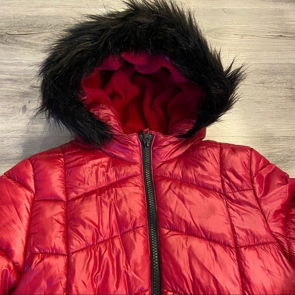Children' Place Girl Puffy Winter Jacket - Size L (10-12) - Picture 4 of 10